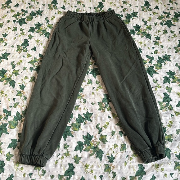 BRANDY MELVILLE Green Sweatpants - Picture 2 of 5